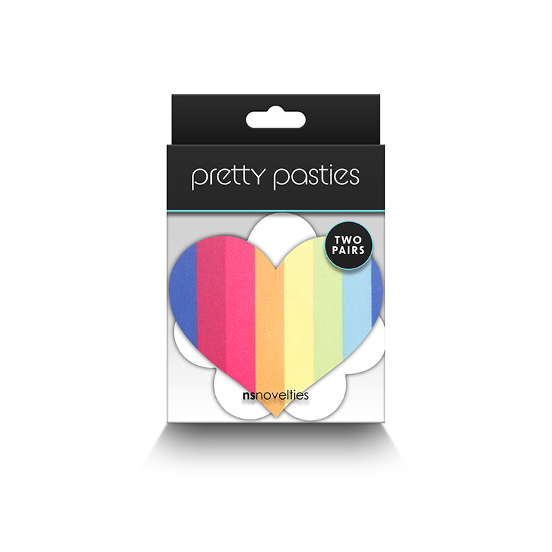 Pretty Pasties - Pride Heart & Flower - 2 Pair