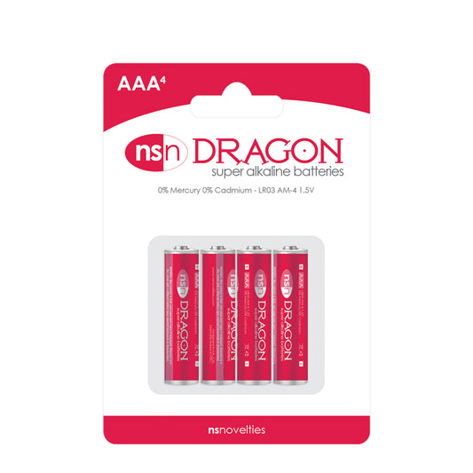 Dragon - 4 Pack Alkaline AAA