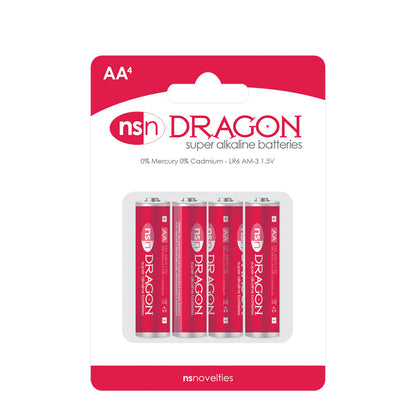 Dragon - 4 Pack Alkaline AA