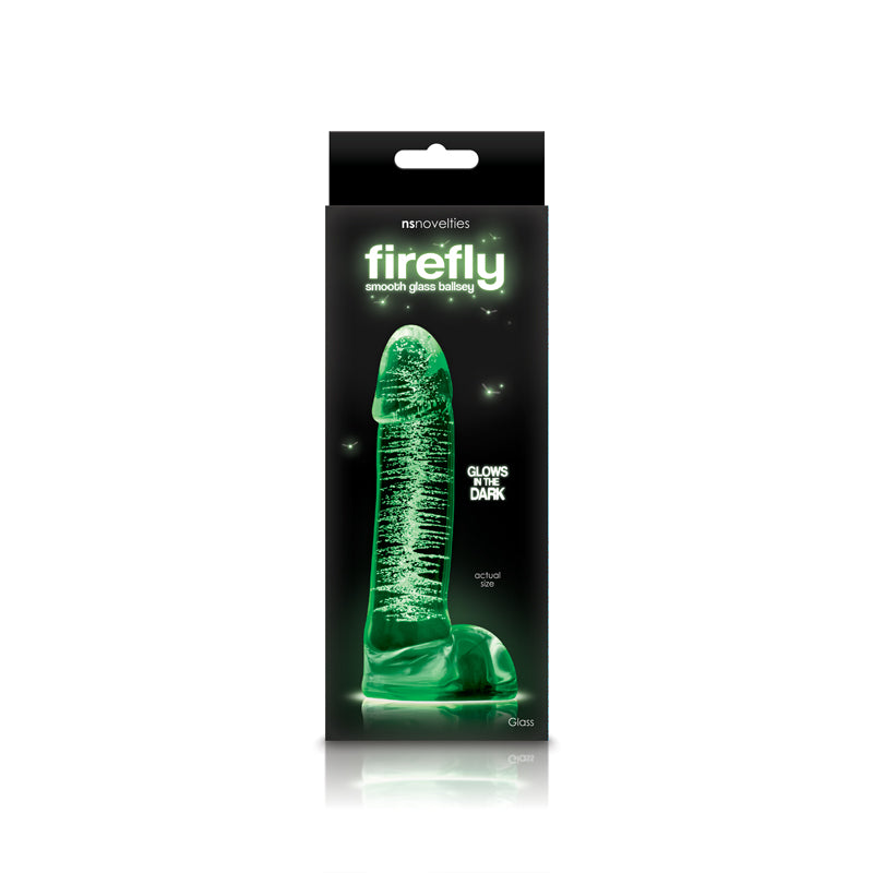 Firefly Glass - Smooth Ballsey Dildo