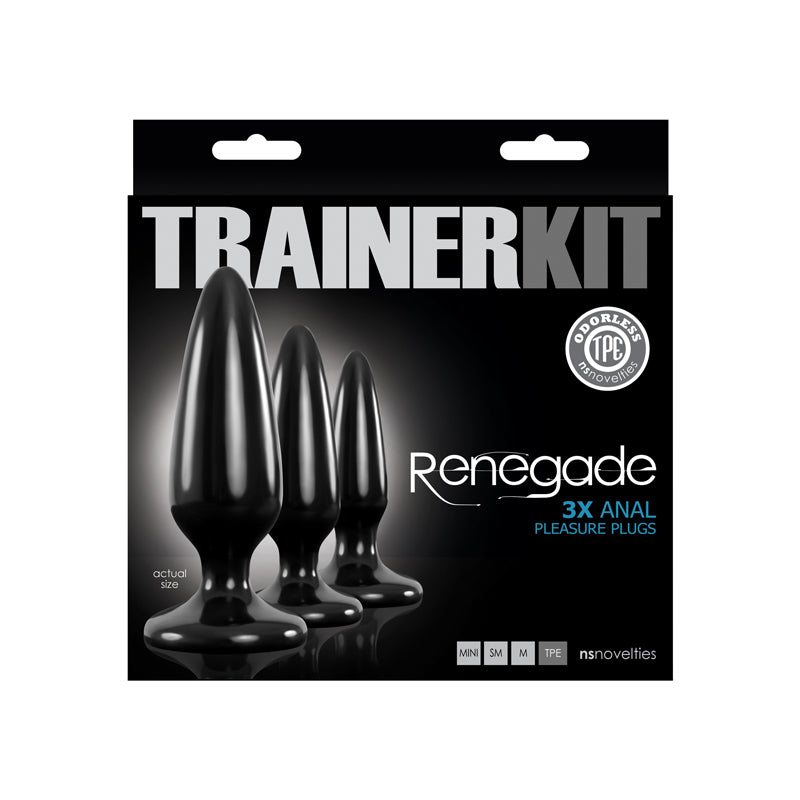 Renegade - Pleasure Plug 3 Piece Trainer Kit
