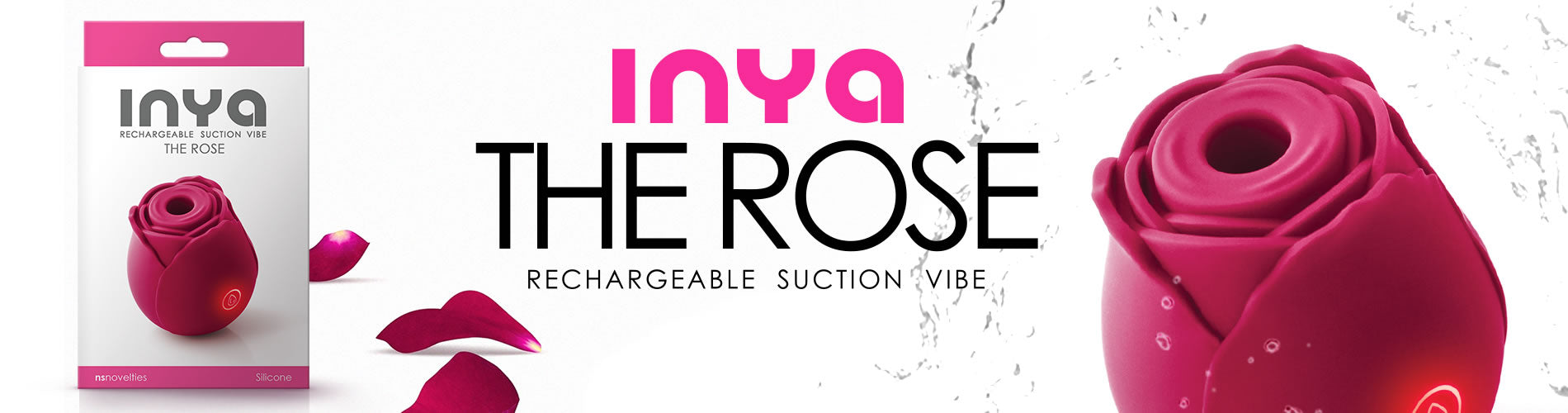 Inya The Rose Rechargeable Suction Vibrator