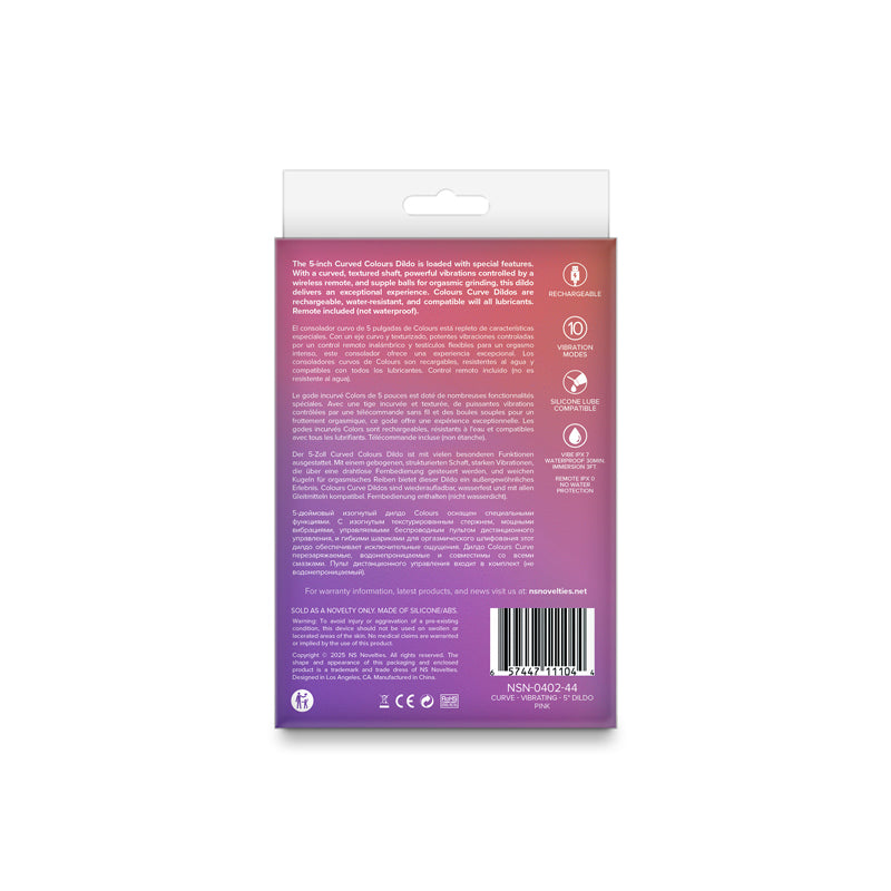 Colours - Curve - Vibrating Dildo