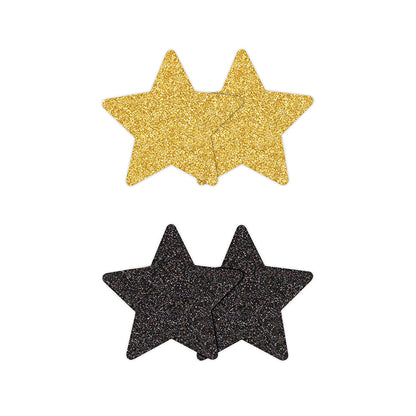 Pretty Pasties - Glitter Stars - 2 Pair