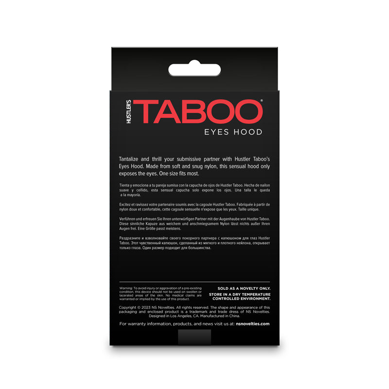 Hustler Taboo - Eyes Hood