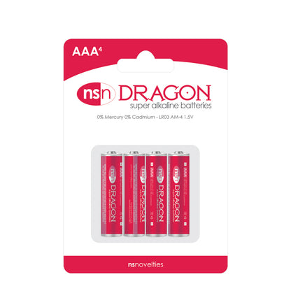 Dragon - 4 Pack Alkaline AAA