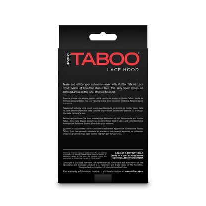 Hustler Taboo - Lace Hood
